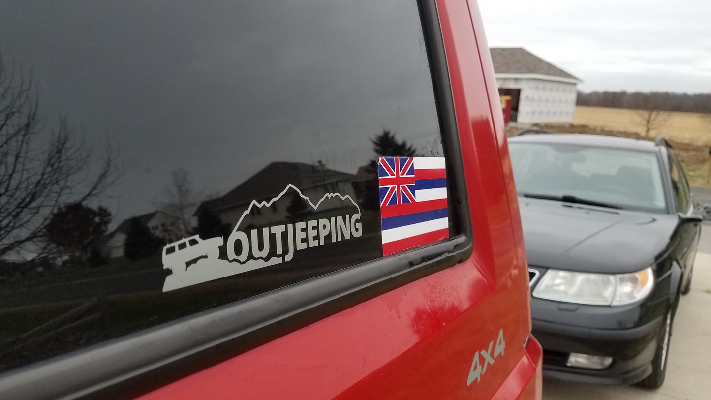 Original OutJeeping XJ Vinyl Decal